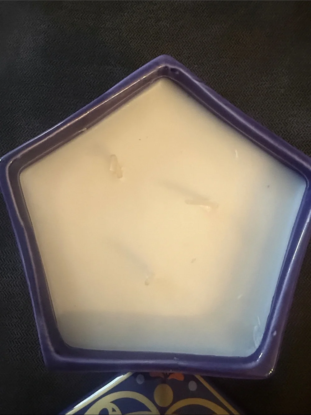 Chocolate Frog Tin - Purple and Gold Decorative Candle